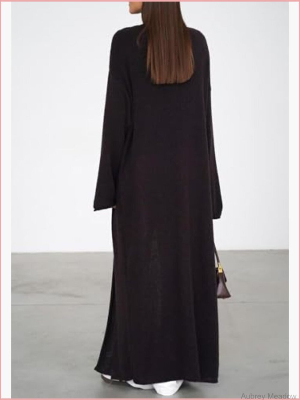 Lightweight Open Front Long Cardigan Duster Sweater Casual Knit Maxi Coat Loose - Picture 4 of 6